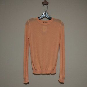 T by Alexander Wang Waffle cotton Knit Sweatshirt